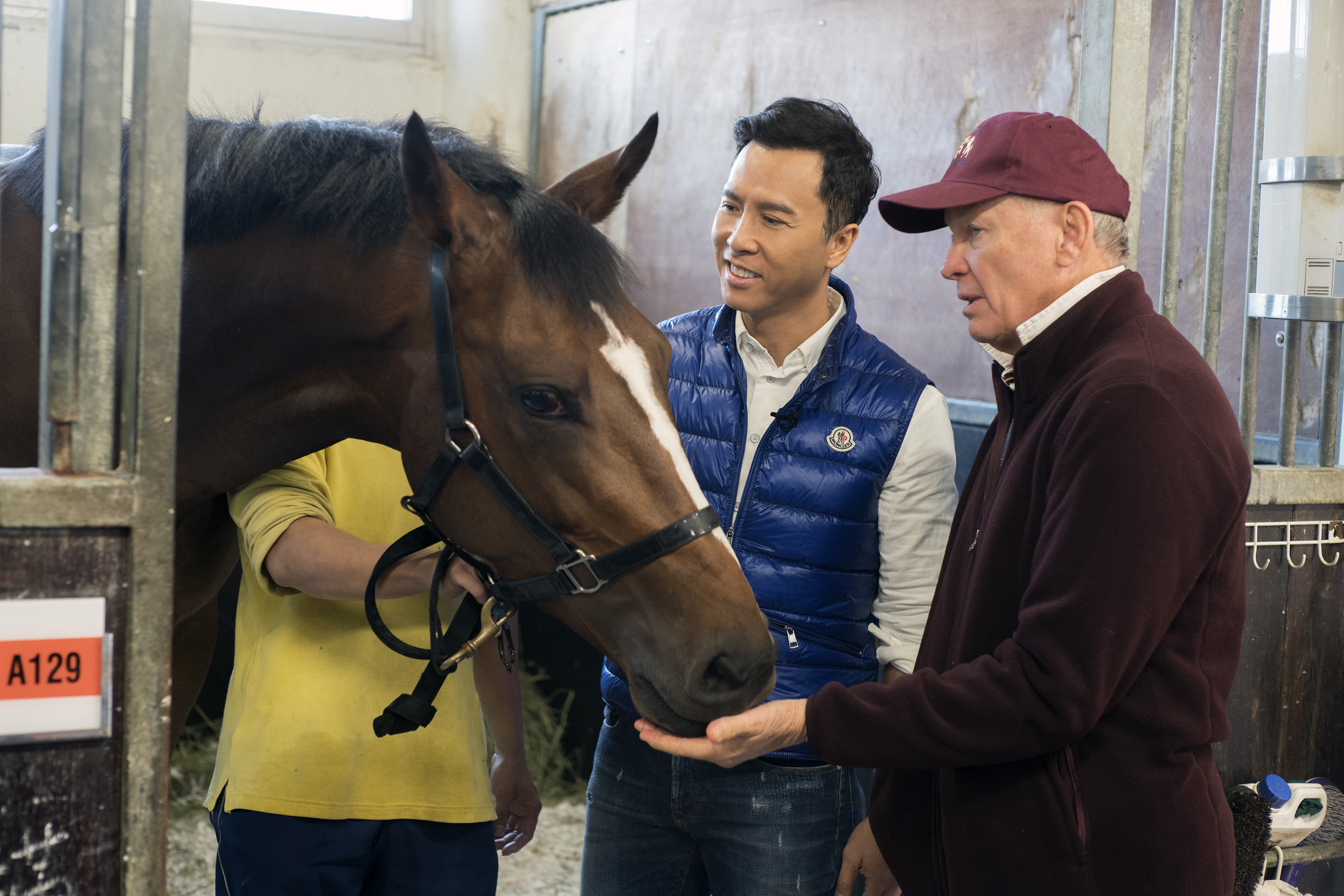 Donnie Yen meets John Moore's BMW Hong Kong Derby contender Helene Charisma.