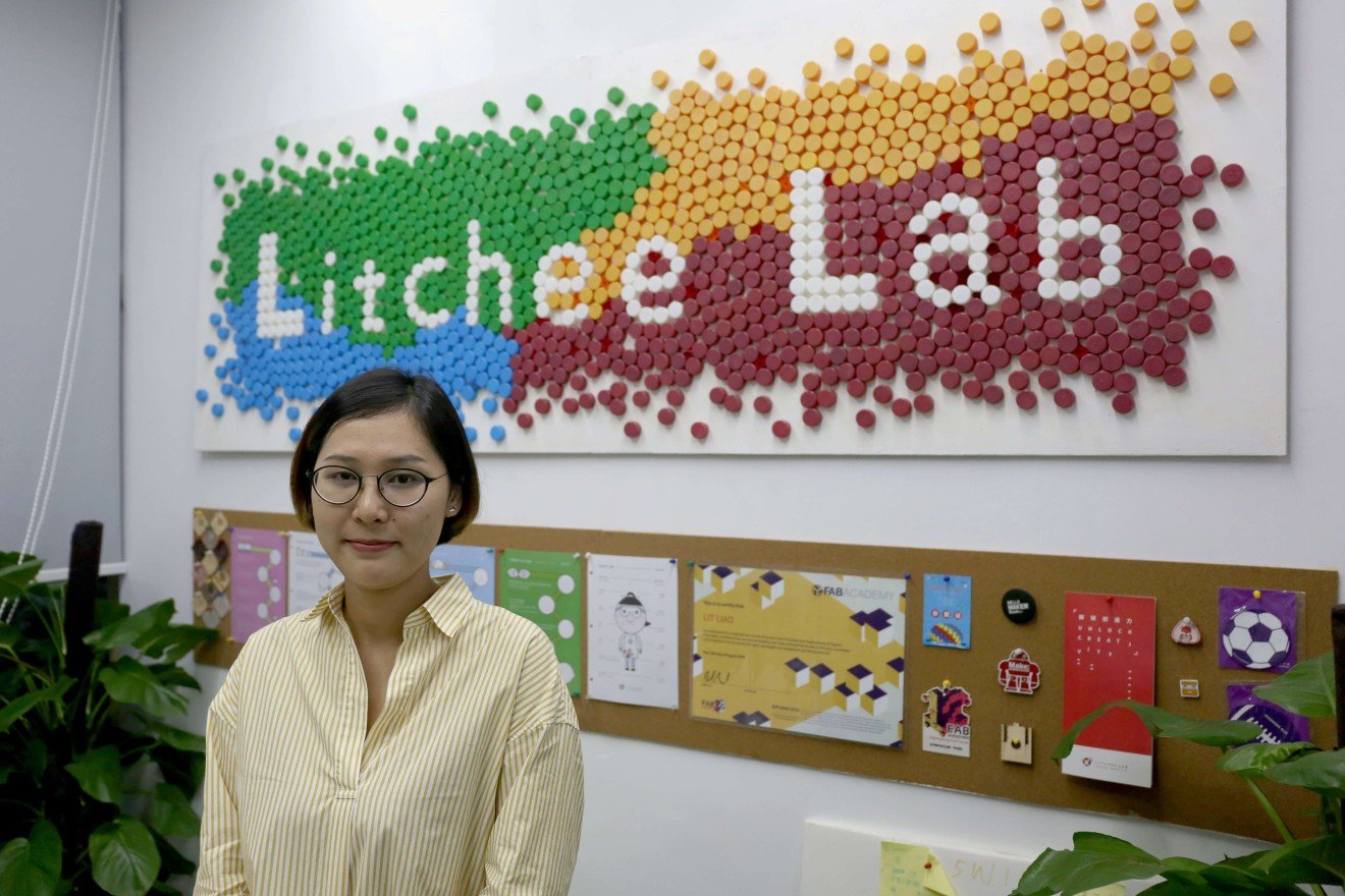 Lit Liao runs Litchee Lab, a makerspace in Shenzhen