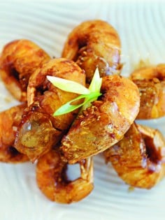 Baked sea shrimps in Maggi sauce from Lin & Chuen Kitchen in Shau Kei Wan. Photo: Thomas Yau