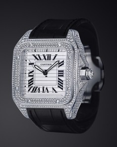 CARTIER Santos 100 XL - “I bought this at the annual St Moritz Polo World Cup, where we were hosted by Cartier. My friend wanted to buy an expensive piece of jewellery and I was given a discount if I bought the watch. This one is only for special occasions.”