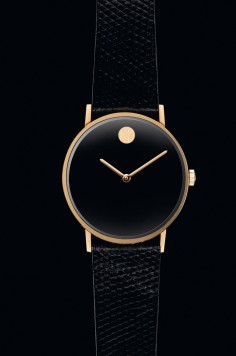 MOVADO Museum Watch - “The first and last watch I had was a Movado Museum Piece – the only watch in the MOMA [Museum of Modern Art] in New York. That happened after I had already given up on watches.”