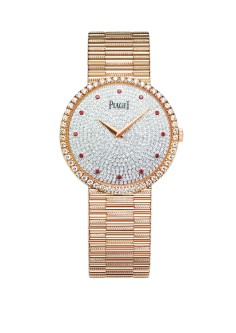 PIAGET Tradition - “I respect the artistic method of making any type of jewellery. For me, each watch is a different form of art. And I like rose gold.” PIAGET Tradition - “I respect the artistic method of making any type of jewellery. For me, each watch is a different form of art. And I like rose gold.”