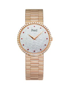 PIAGET Tradition - “I respect the artistic method of making any type of jewellery. For me, each watch is a different form of art. And I like rose gold.”