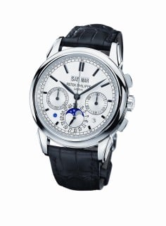 PATEK PHILIPPE Ref 5270 - “I’m a big Patek Philippe admirer, but they’re very expensive. One day I will get one. The classic moon dial, where you turn it upside down and can see straight through the back – that’s one for the wish list.”