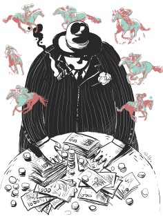 The dark side of gambling is bubbling beneath the surface. Illustration: Adolfo Arranz