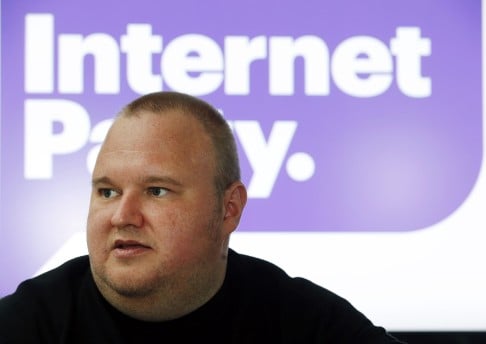 Kim Dotcom, a former Hong Kong resident, is now under house arrest in New Zealand. Photo: Reuters