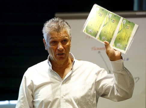 Former Israeli soccer player and hospitality ticket agent Benny Alon alleges Jerome Valcke supplied top-category tickets to matches in Brazil which were sold at three times face value. Photo: Reuters