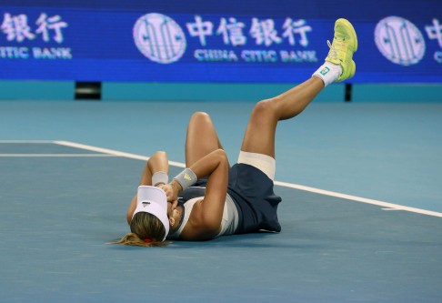 Garbine Muguruza can't believe she won the China Open. But organisers were even more disbelieving that she pulled out of the Prudential Hong Kong Open. Photo: Reuters