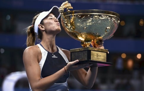 Garbine Muguruza was a no-show in Hong Kong after winning the China Open in Beijing. Photo: Reuters