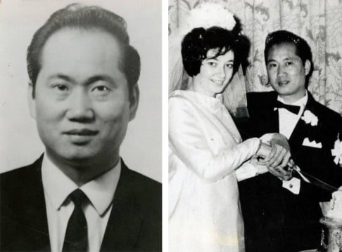 From left: Philip Wong; the businessman with his wife, Josephine.