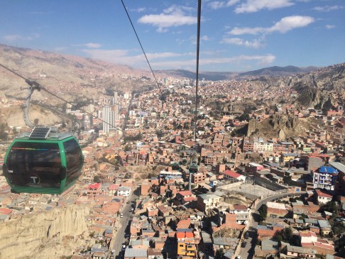 The administrative capital of Bolivia, La Paz, peaks at roughly 3,650 metres above sea level.