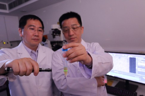 Dr Yang Mo (left) and Prof. Hao Jianhua