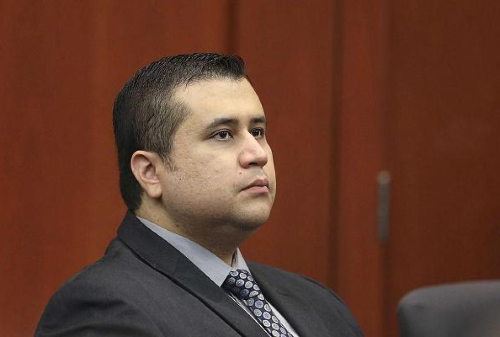 George Zimmerman sits in court during his trial in Sanford, Fla., July 10, 2013. Zimmerman has been charged with second-degree murder for the 2012 shooting death of Trayvon Martin. Photo: Gary W. Green-Pool/Getty Images